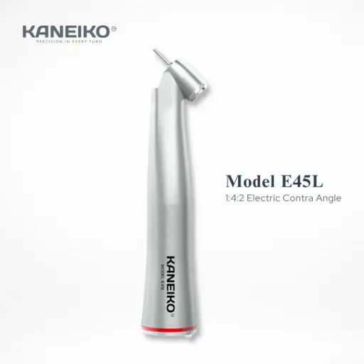 [MODEL E45L] KANEIKO 1:4:2 CONTRA ANGLE SPEED INCREASING ELECTRIC HANDPIECE